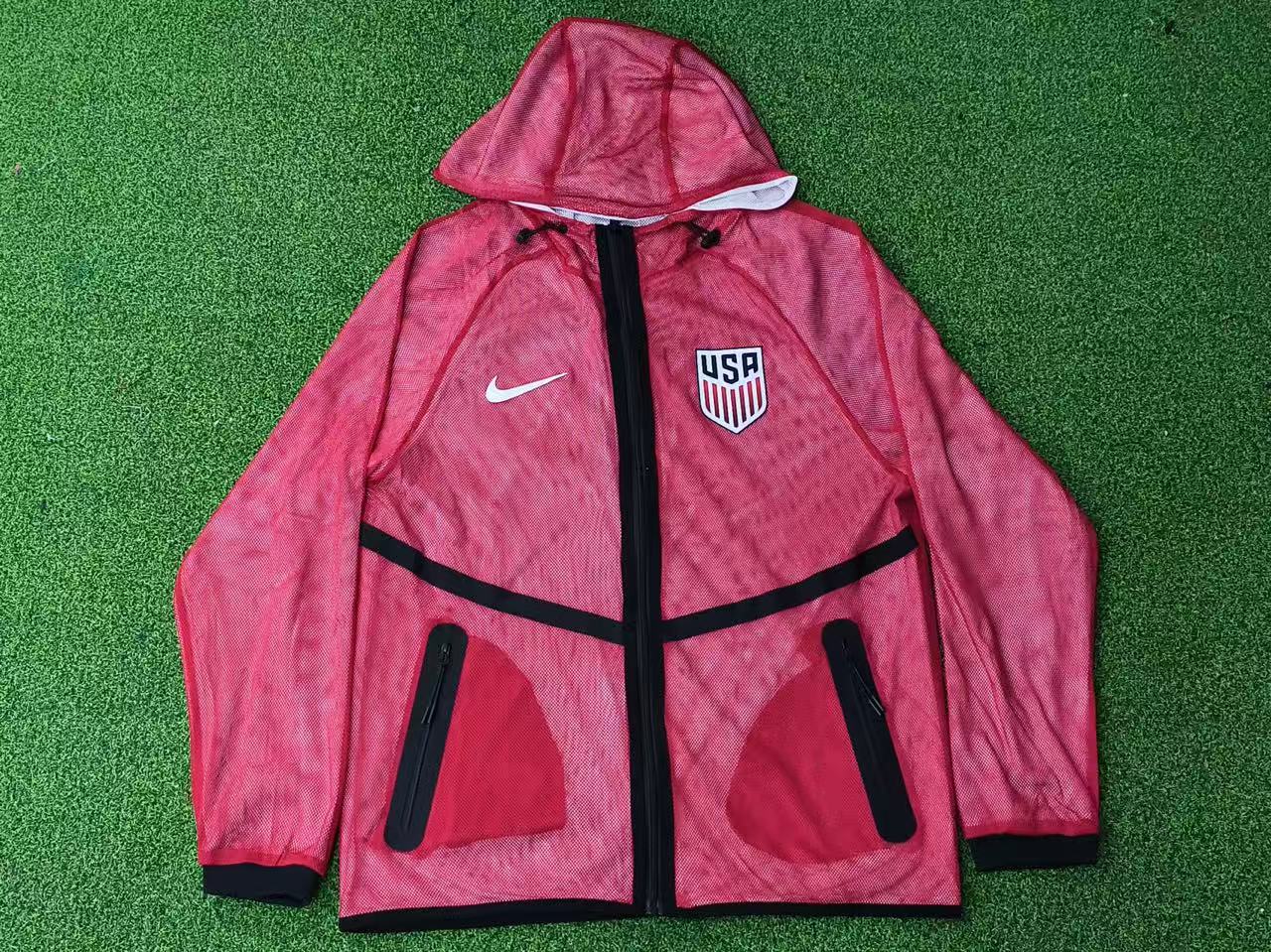 2026 USA red Anthem player version Jacket S-3XL