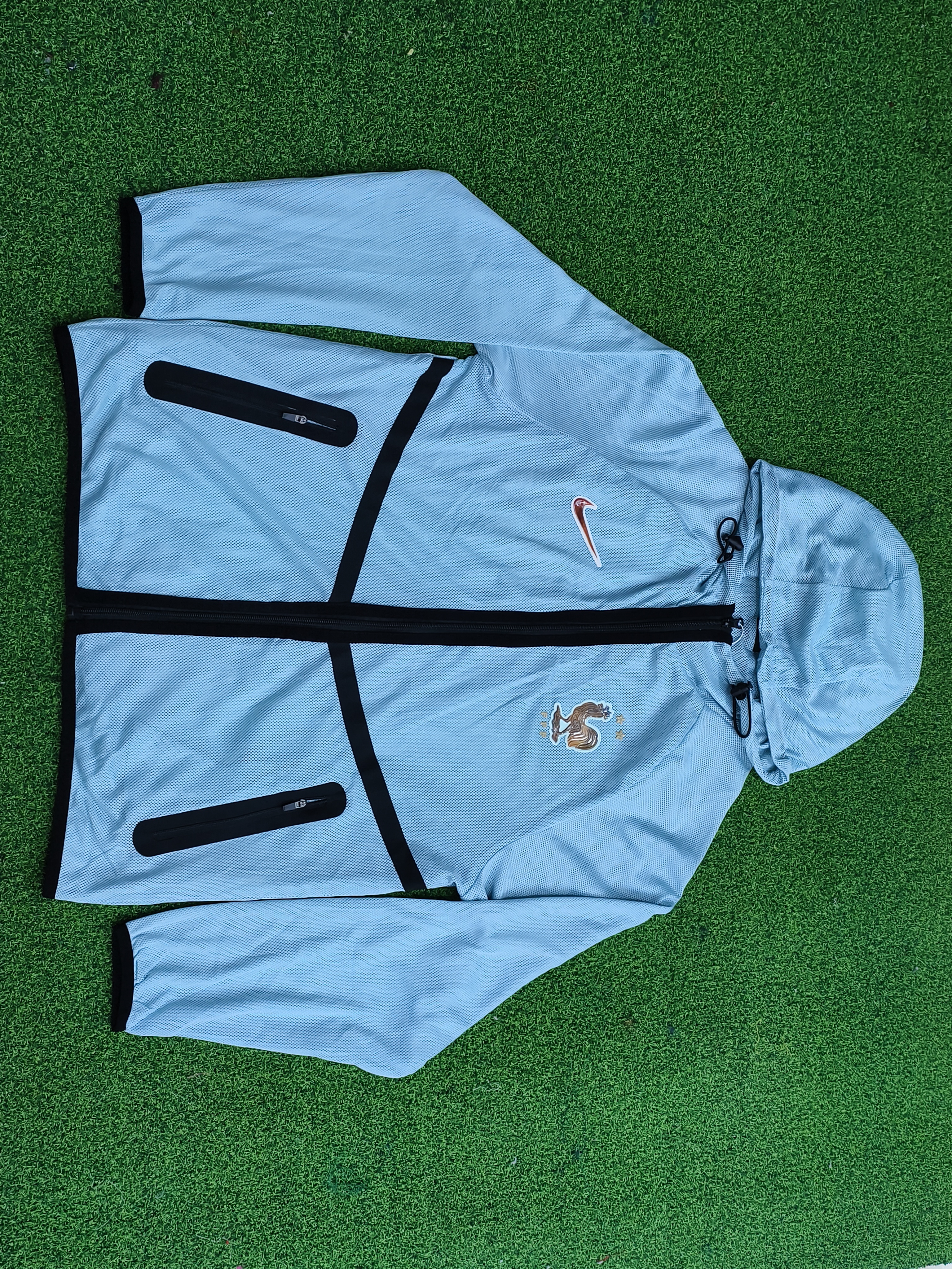2026 France light blue Anthem player version Jacket S-3XL