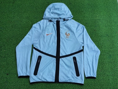 2026 France light blue Anthem player version Jacket S-3XL