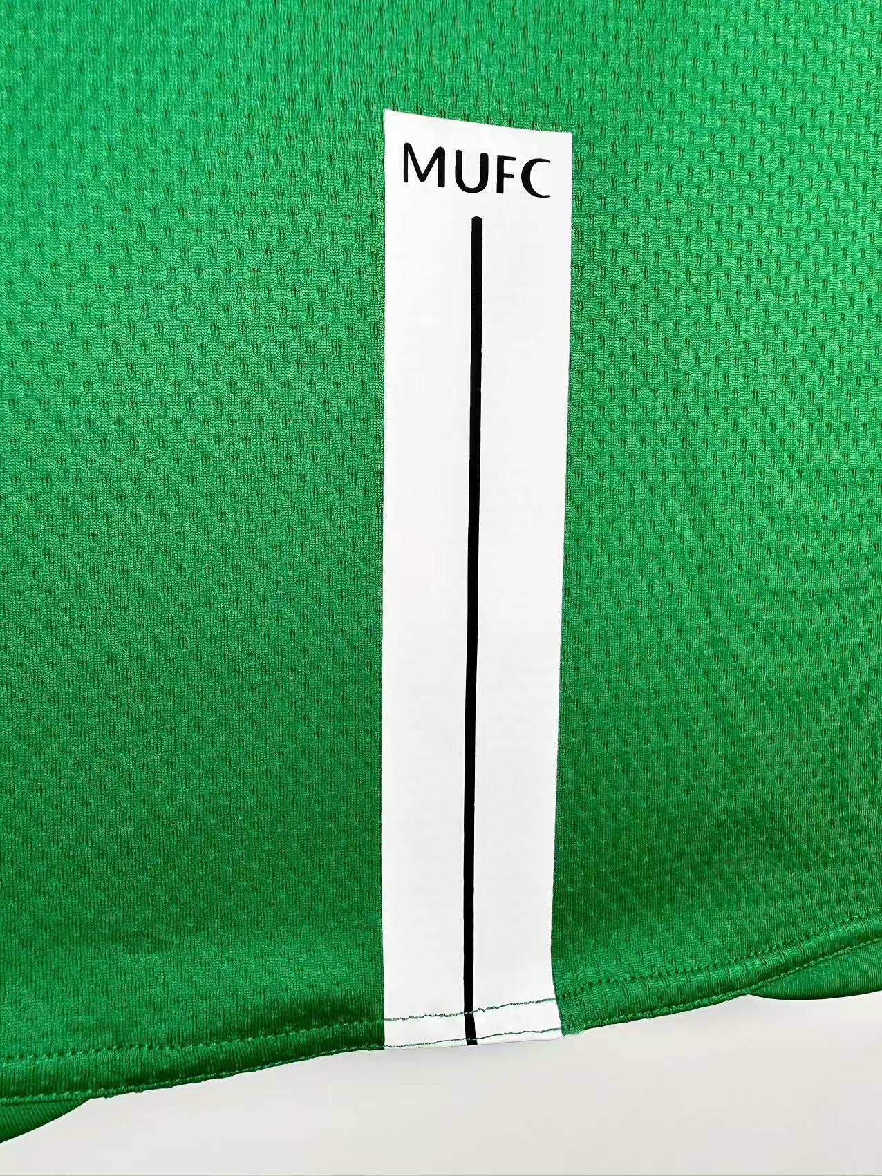 07/08 Manchester United M-U goalkeeper green long sleeve Retro Version S-XXL