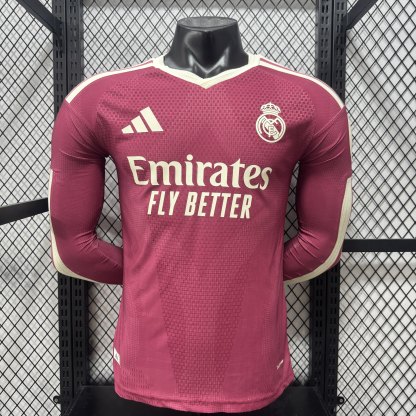 26/27 re@l Medrid third long sleeve player version S-3XL
