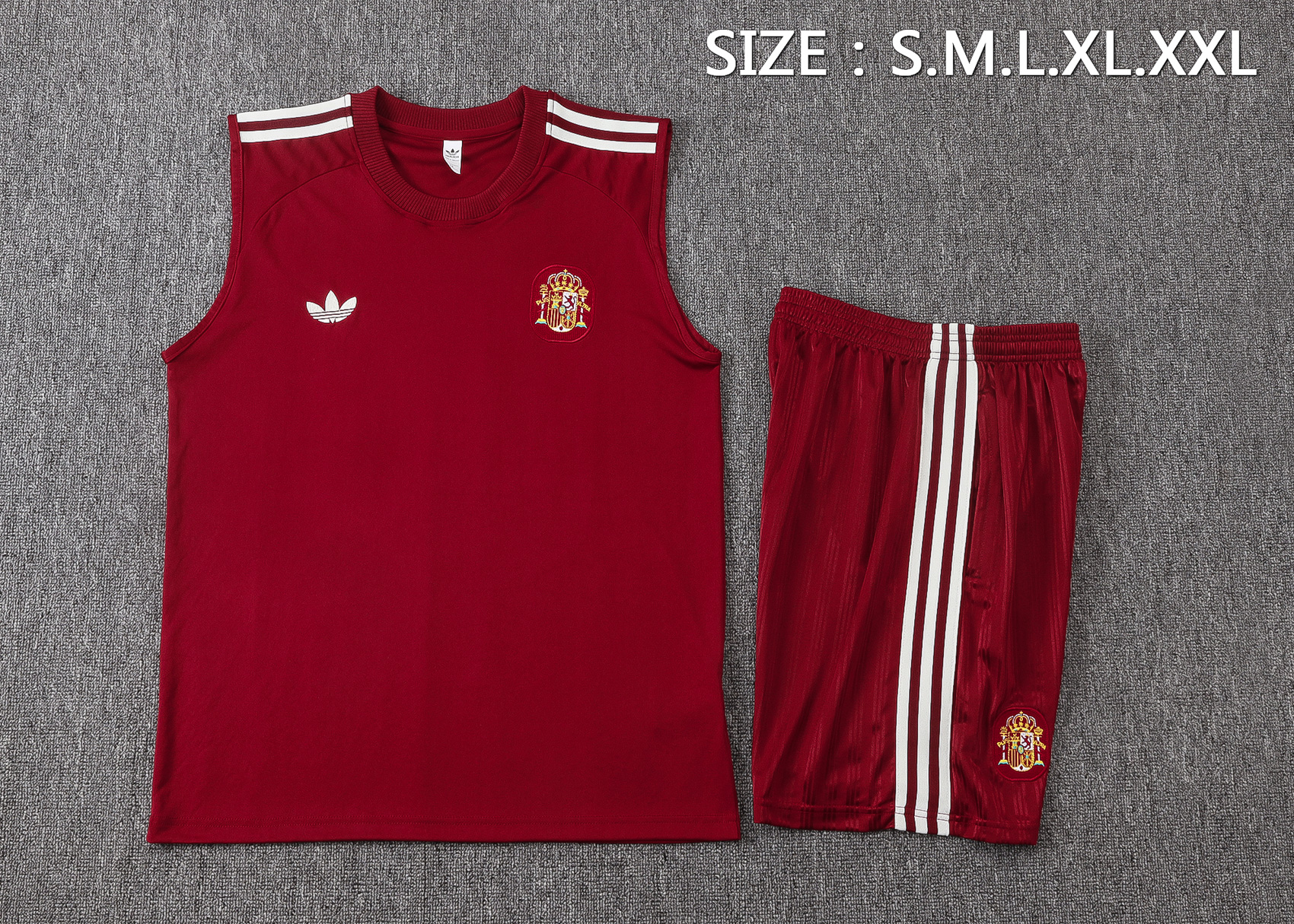 2026 Spain red vest training suit S-XXL