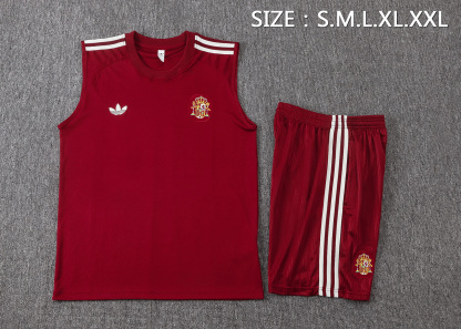 2026 Spain red vest training suit S-XXL