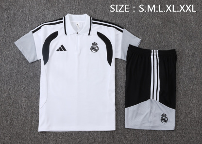26/27 re@l Medrid white Polo training suit S-XXL
