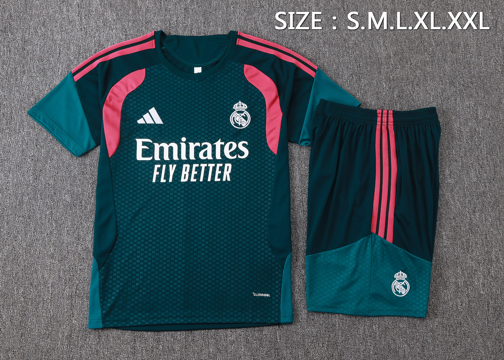 26/27 re@l Medrid green training suit S-XXL