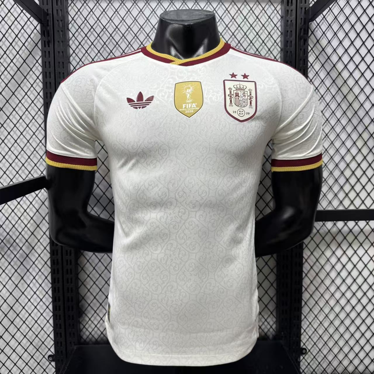 2026 Spain Away two star with champion patch player version S-4XL