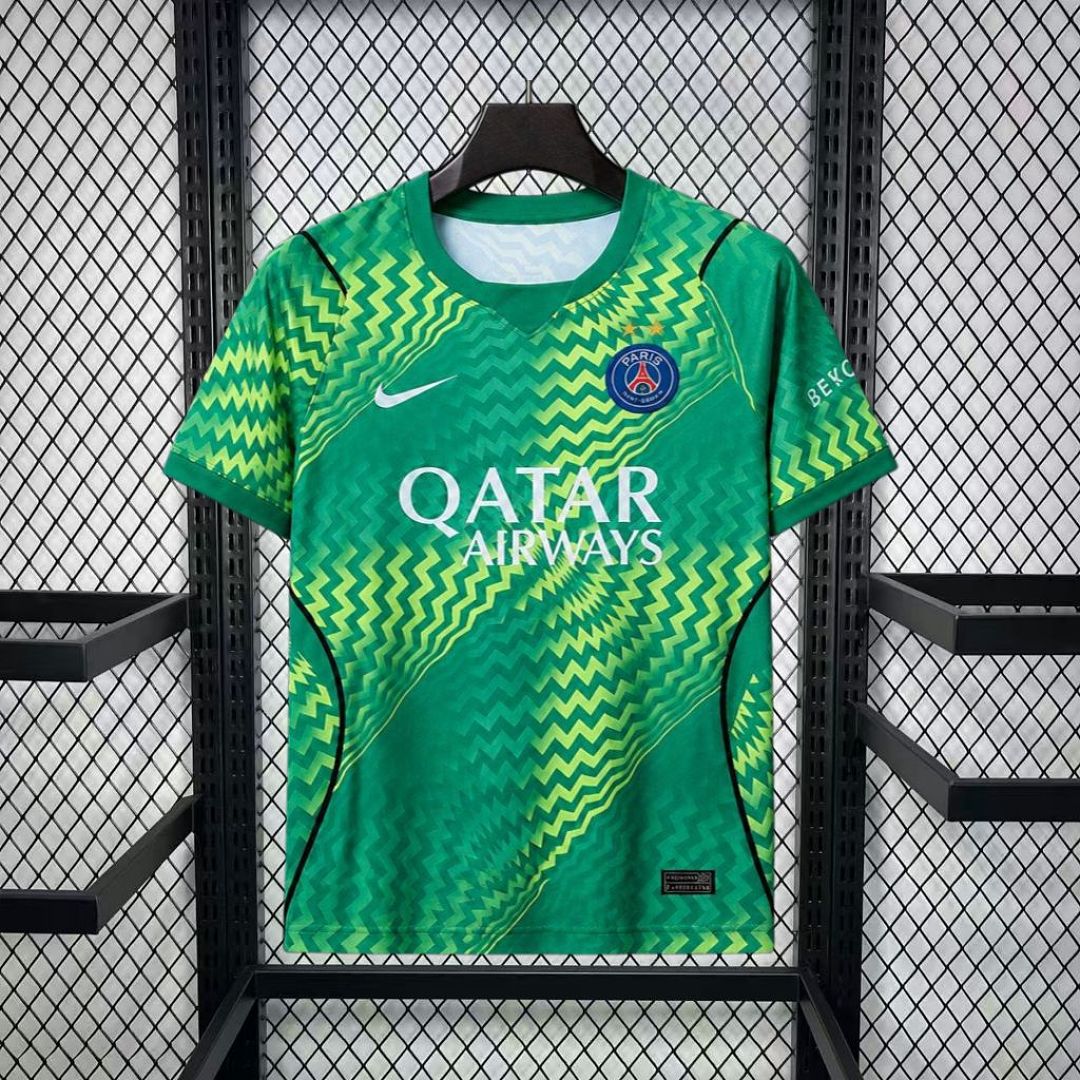 26/27 PSG Paris Saint-Germain goalkeeper green fan version S-4XL