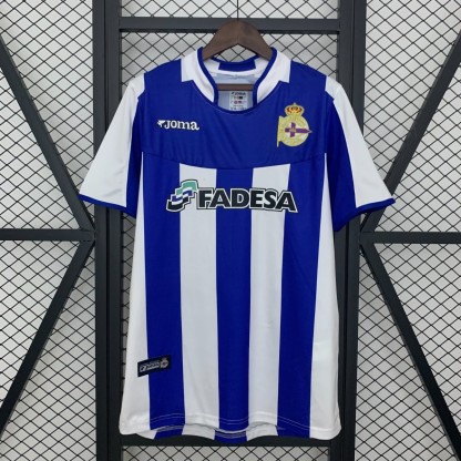 03/04 Deportivo La Coruna home retro version S-XXL