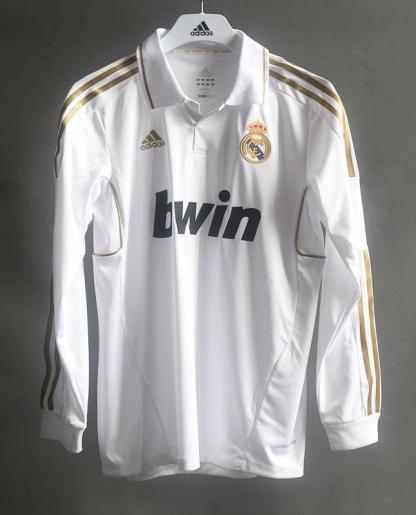 Retro 11/12 re@l Medrid Home long sleeve player version Size S-XXL