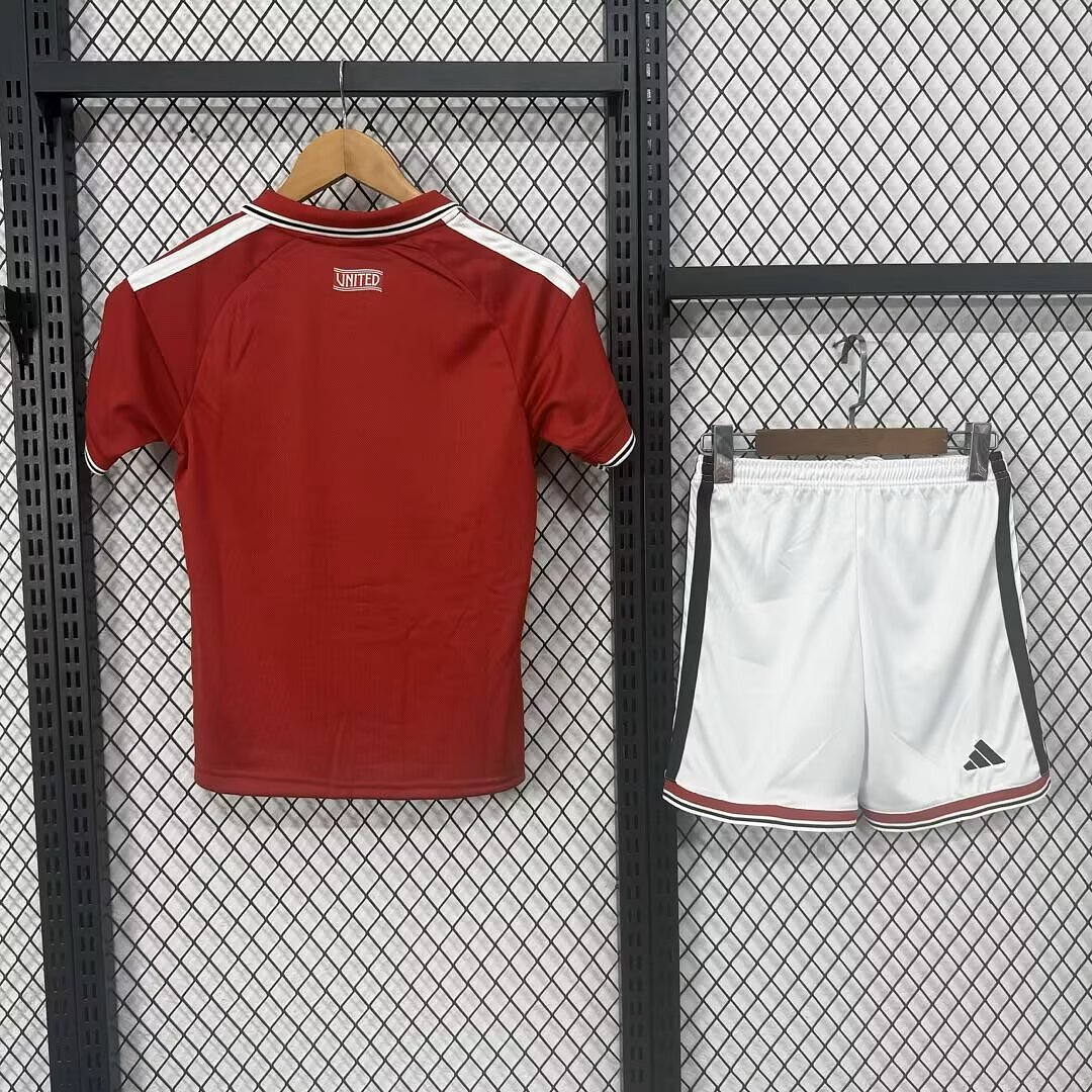 26/27 Manchester United home kids version size 16-28