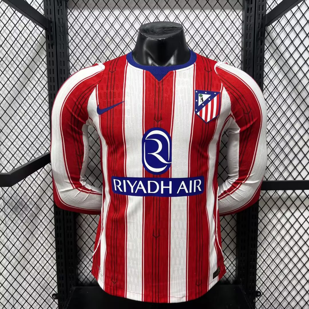 26/27 Atletico Madrid Home long sleeve player version S-3XL