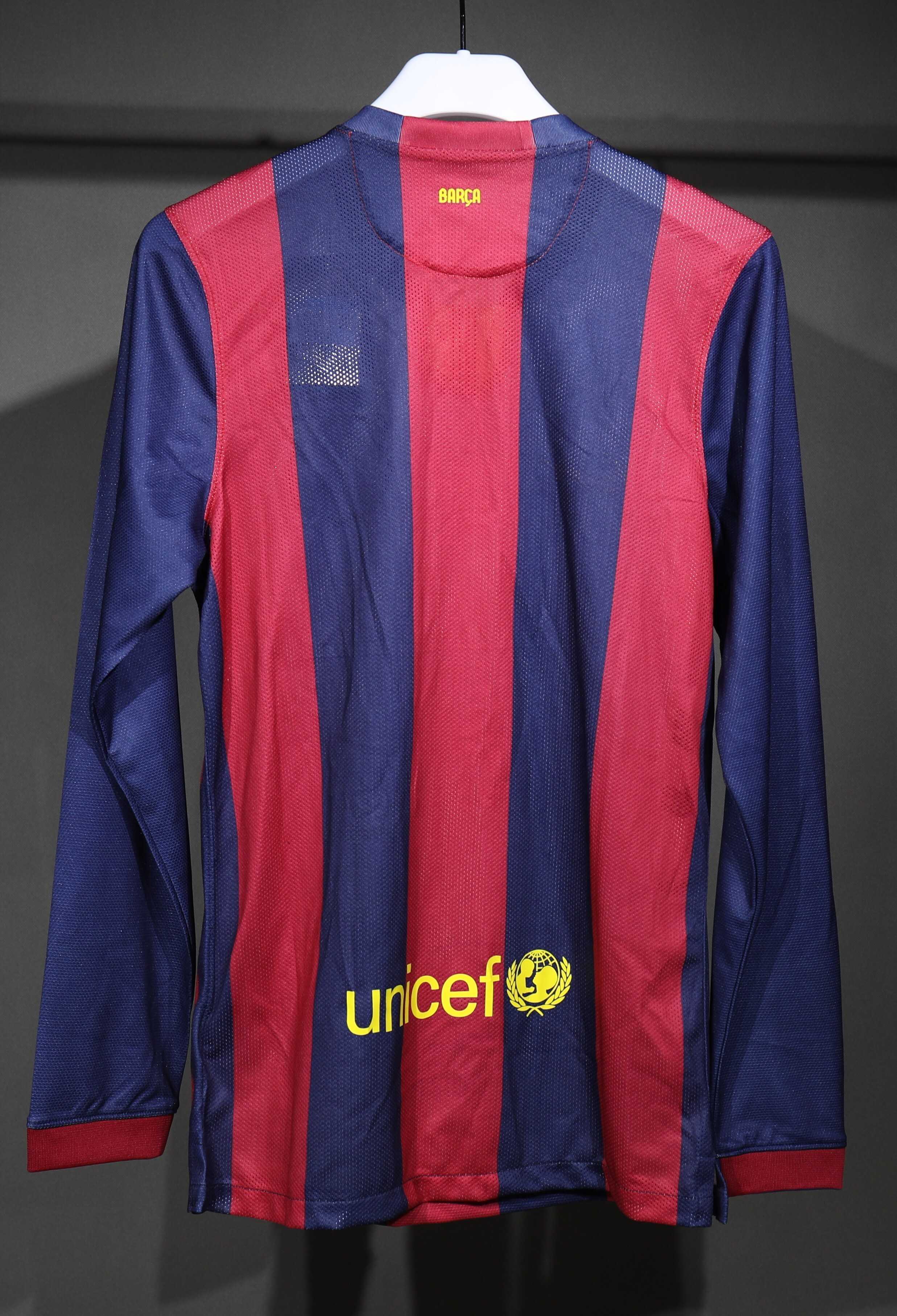 Retro 2014/15 Barcelona Home long sleeve player version Size S-3XL
