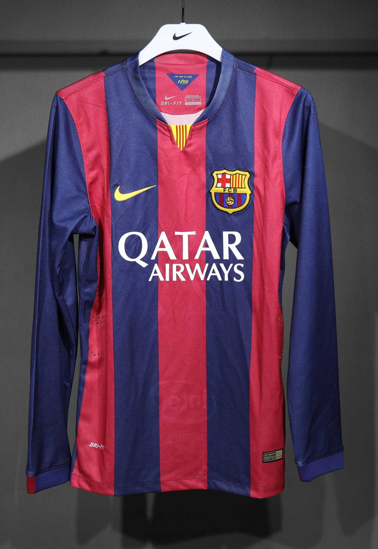 Retro 2014/15 Barcelona Home long sleeve player version Size S-3XL