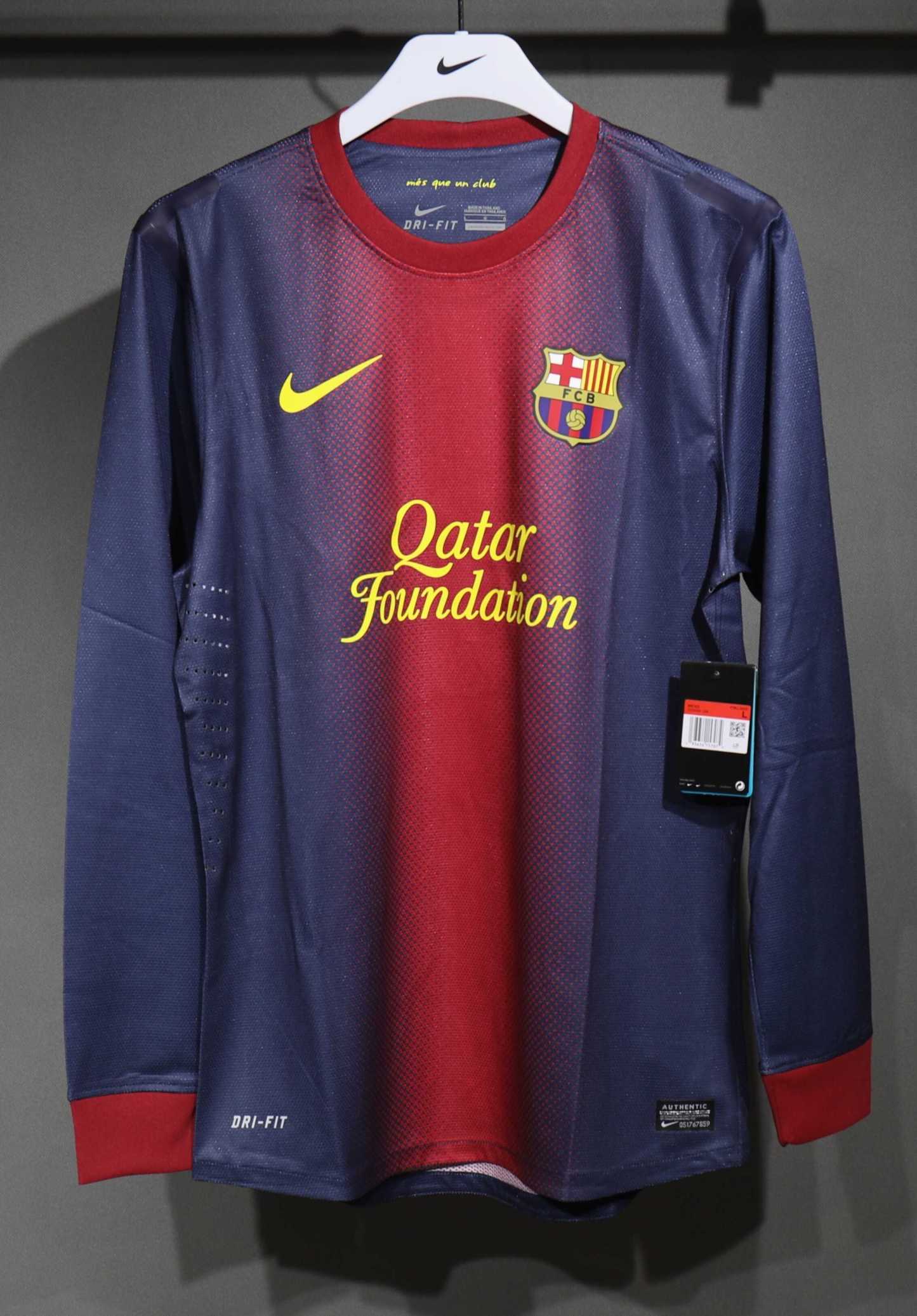 Retro 12/13 Barcelona Home long sleeve player version Size S-3XL