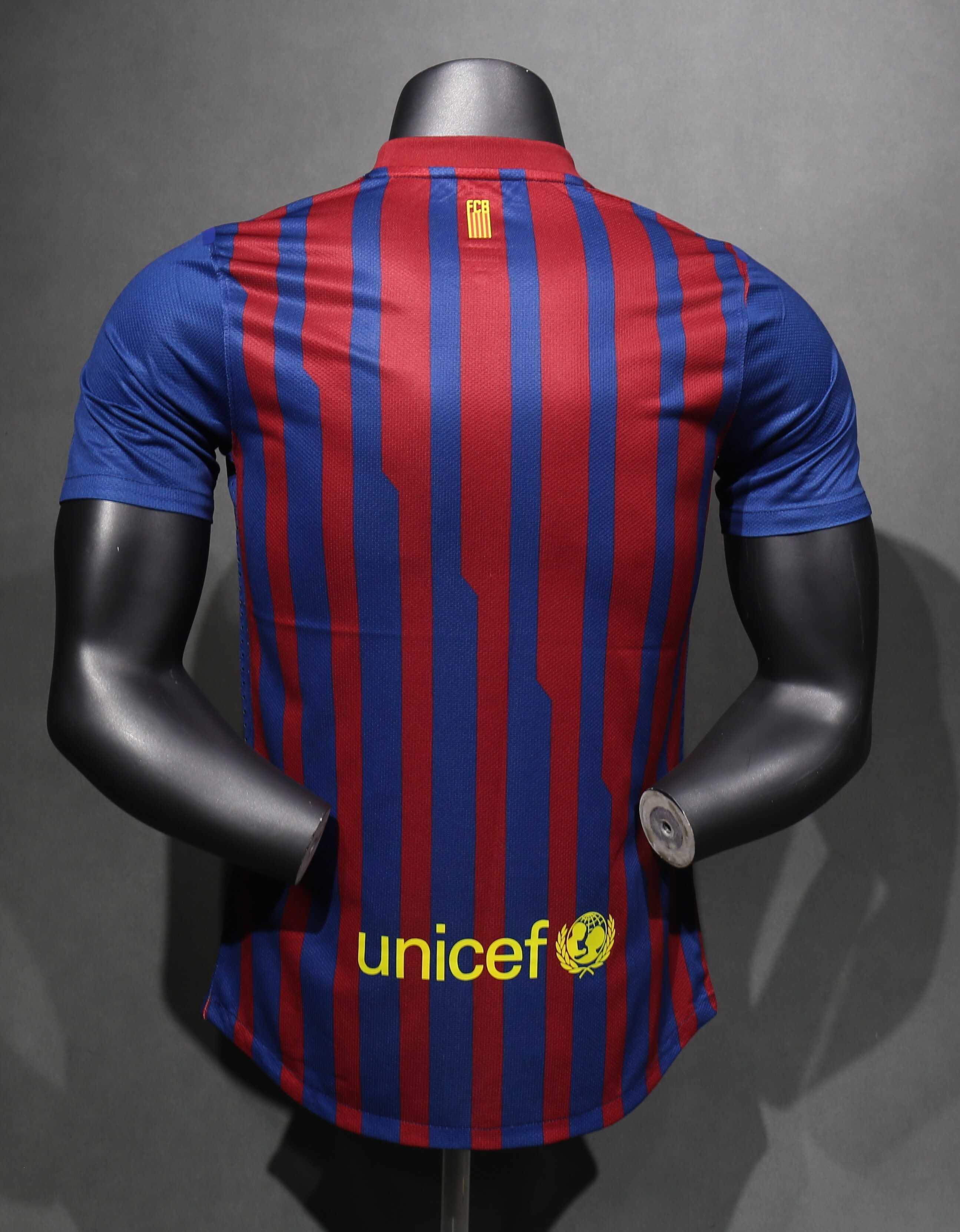Retro 11/12 Barcelona Home player version Size S-3XL