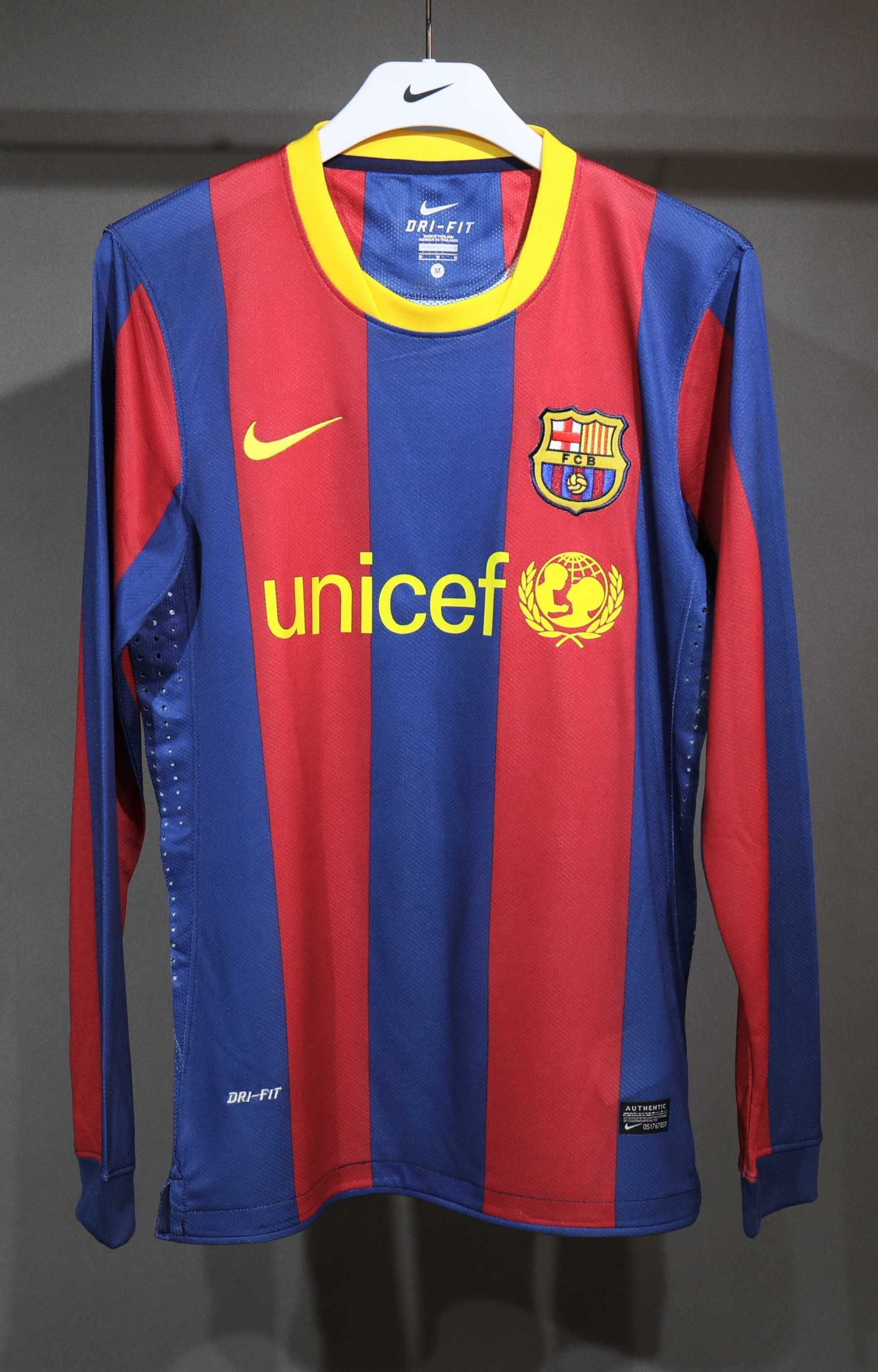 Retro 10/11 Barcelona Home long sleeve player version Size S-3XL