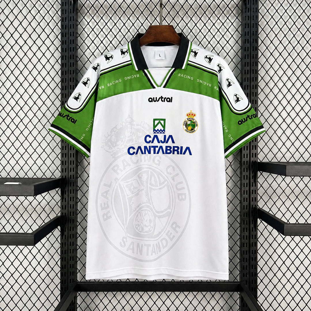 97/98 Racing Santander home retro version S-XXL