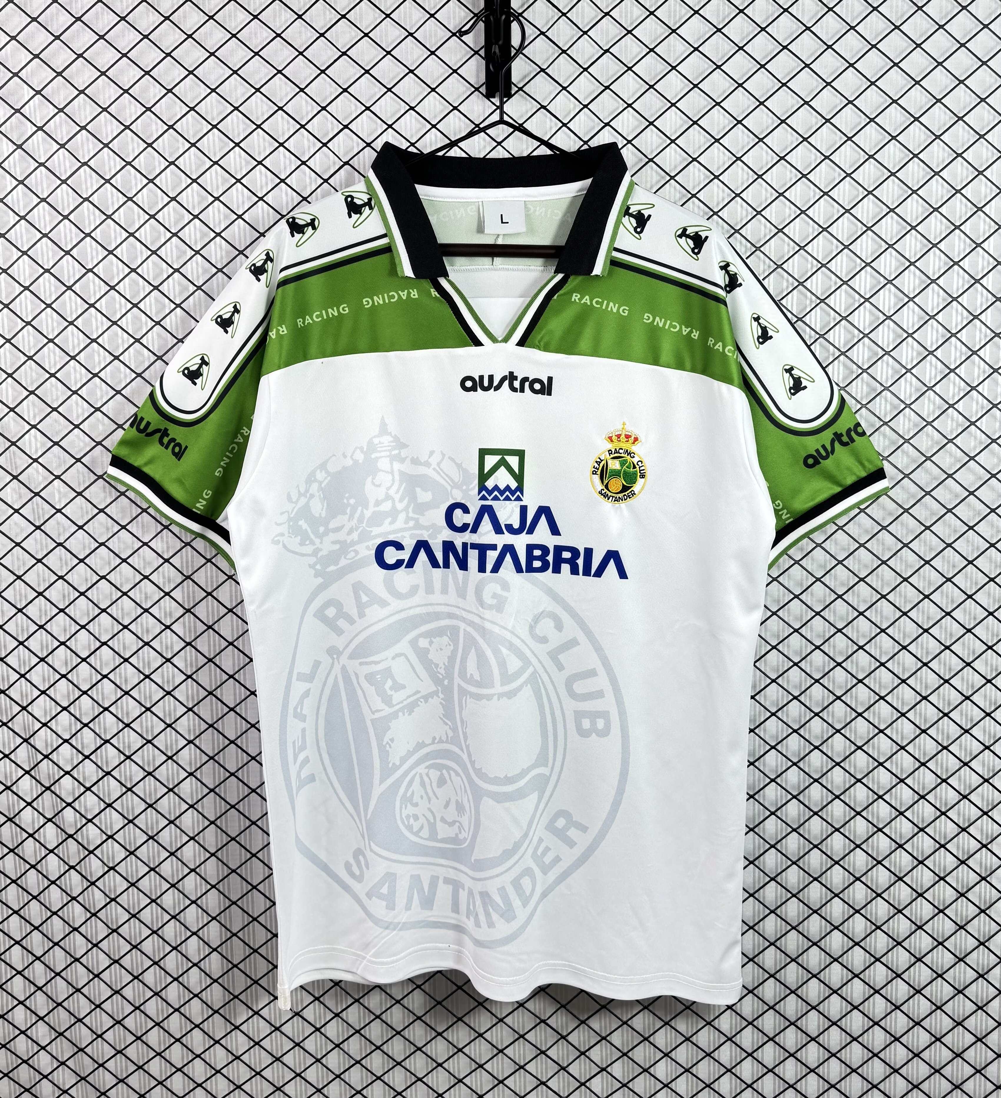 97/98 Racing Santander home retro version S-XXL