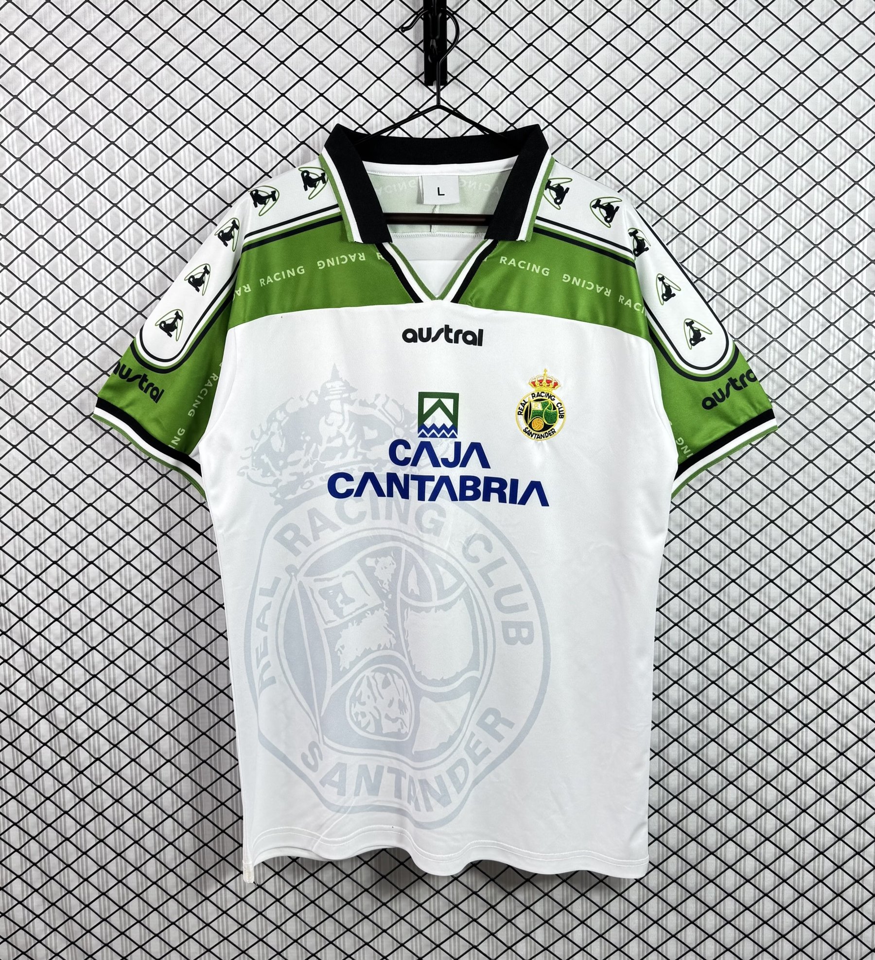 97/98 Racing Santander home retro version S-XXL