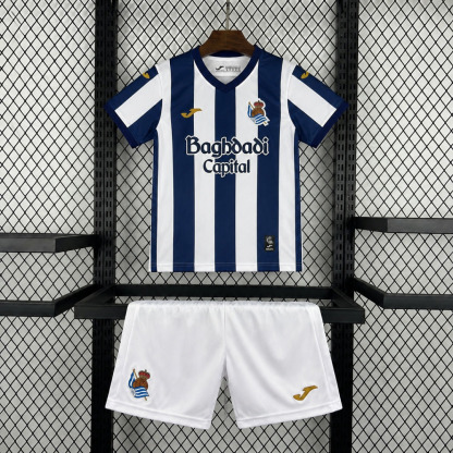 26/27 Real Sociedad home kids version size 16-28