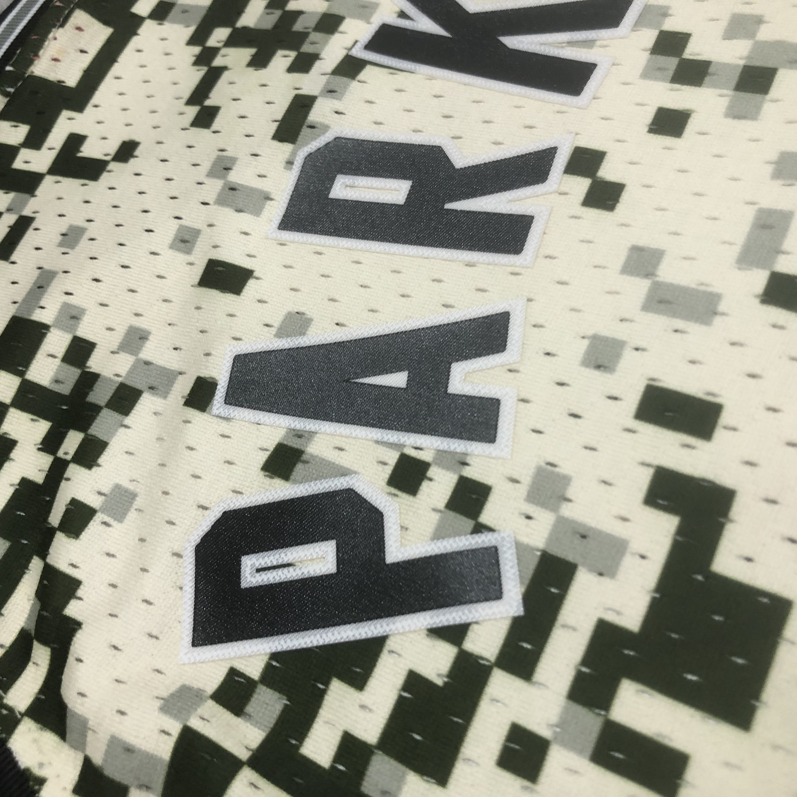 13/14 NBA Santonio Spurs Camouflage Heat pressed retro version jersey S-XXL