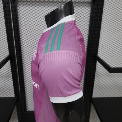 26/27 Manchester United M-U goalkeeper pink Player Version S-XXL