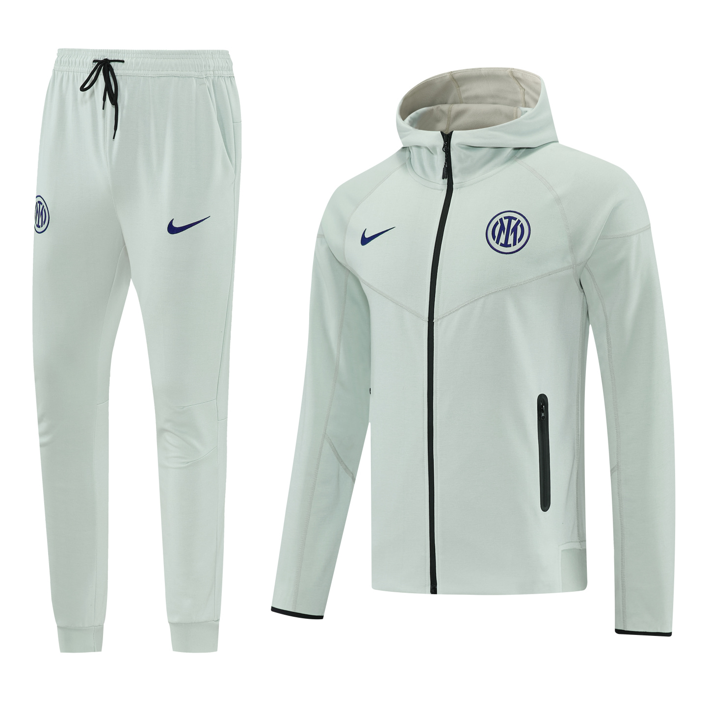 25/26 Inter Milan grey hooded Jacket Suit S-XXL