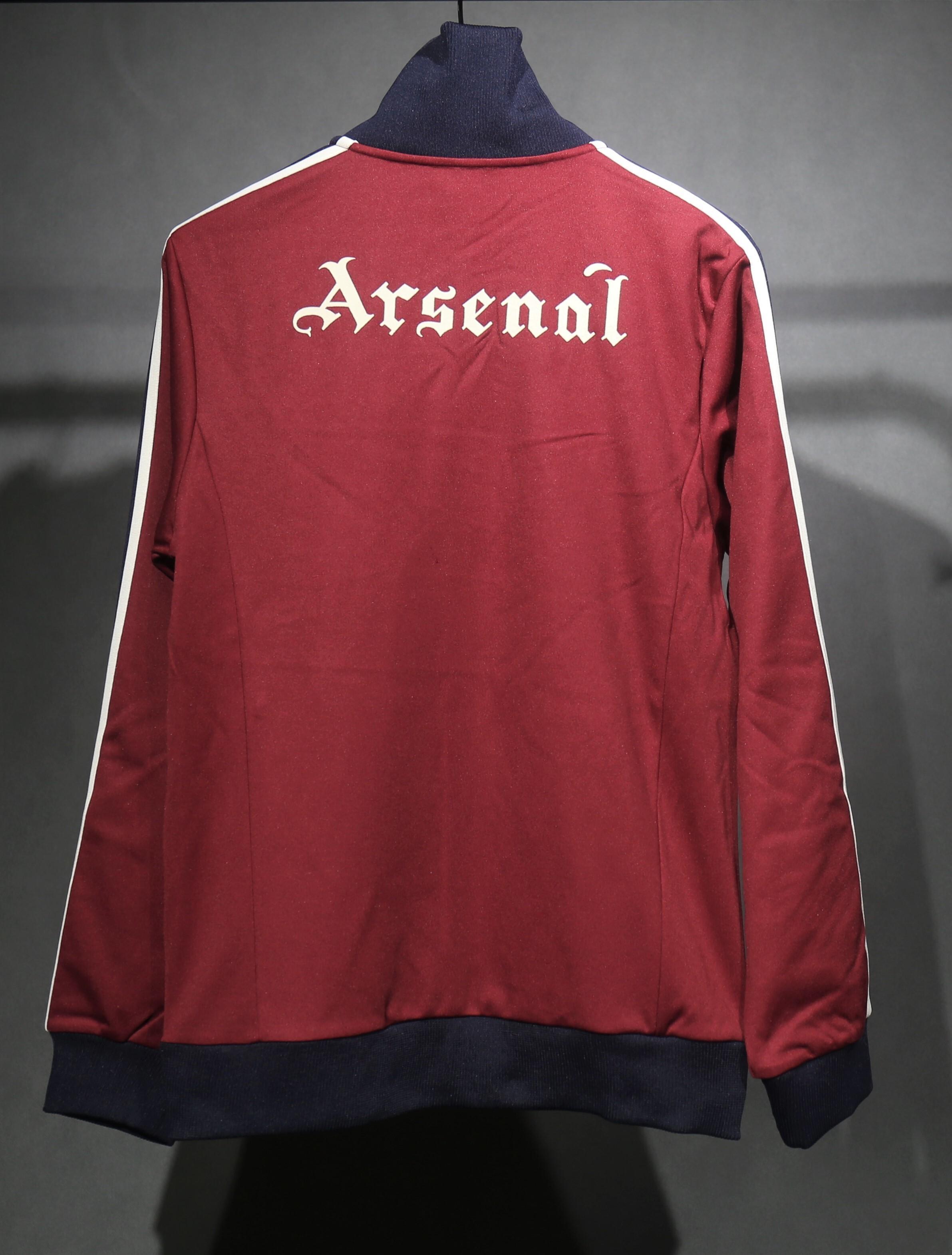 26/27 Arsenal red full-zip top retro jacket version 