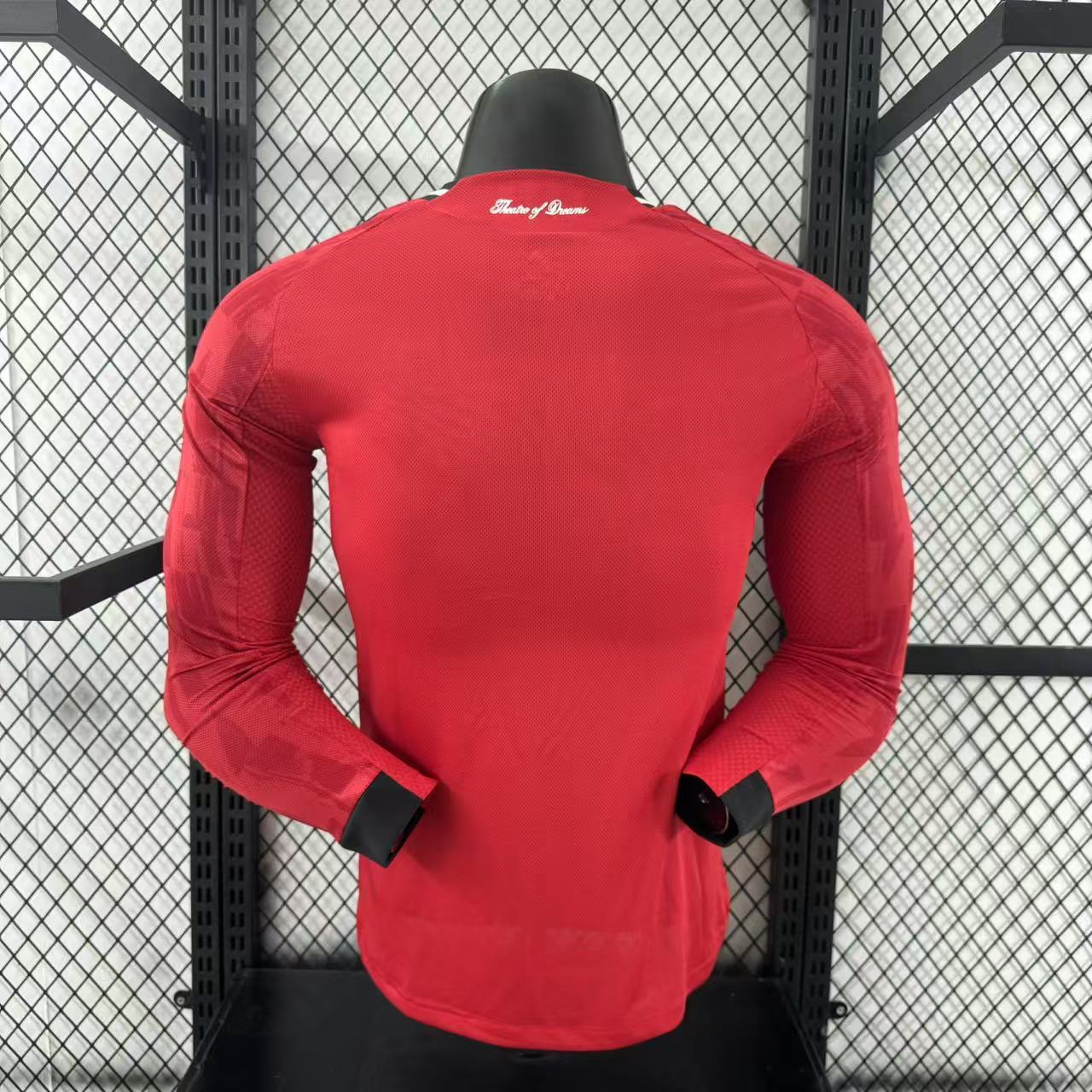 25/26 Manchester United M-U Home Long Sleeve Player Version S-3XL