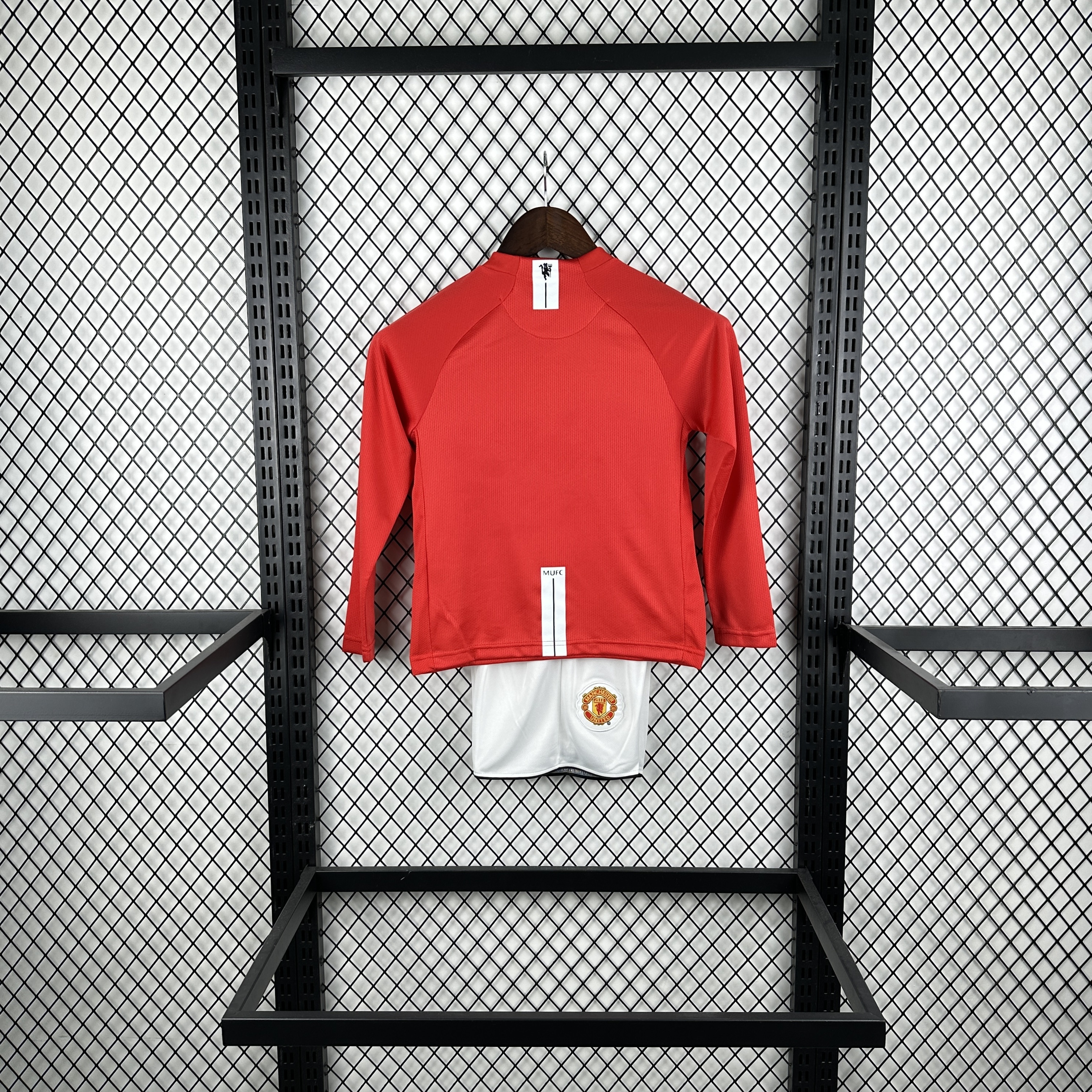 07/08 Manchester United home UCL retro long sleeve kids version size 16-28