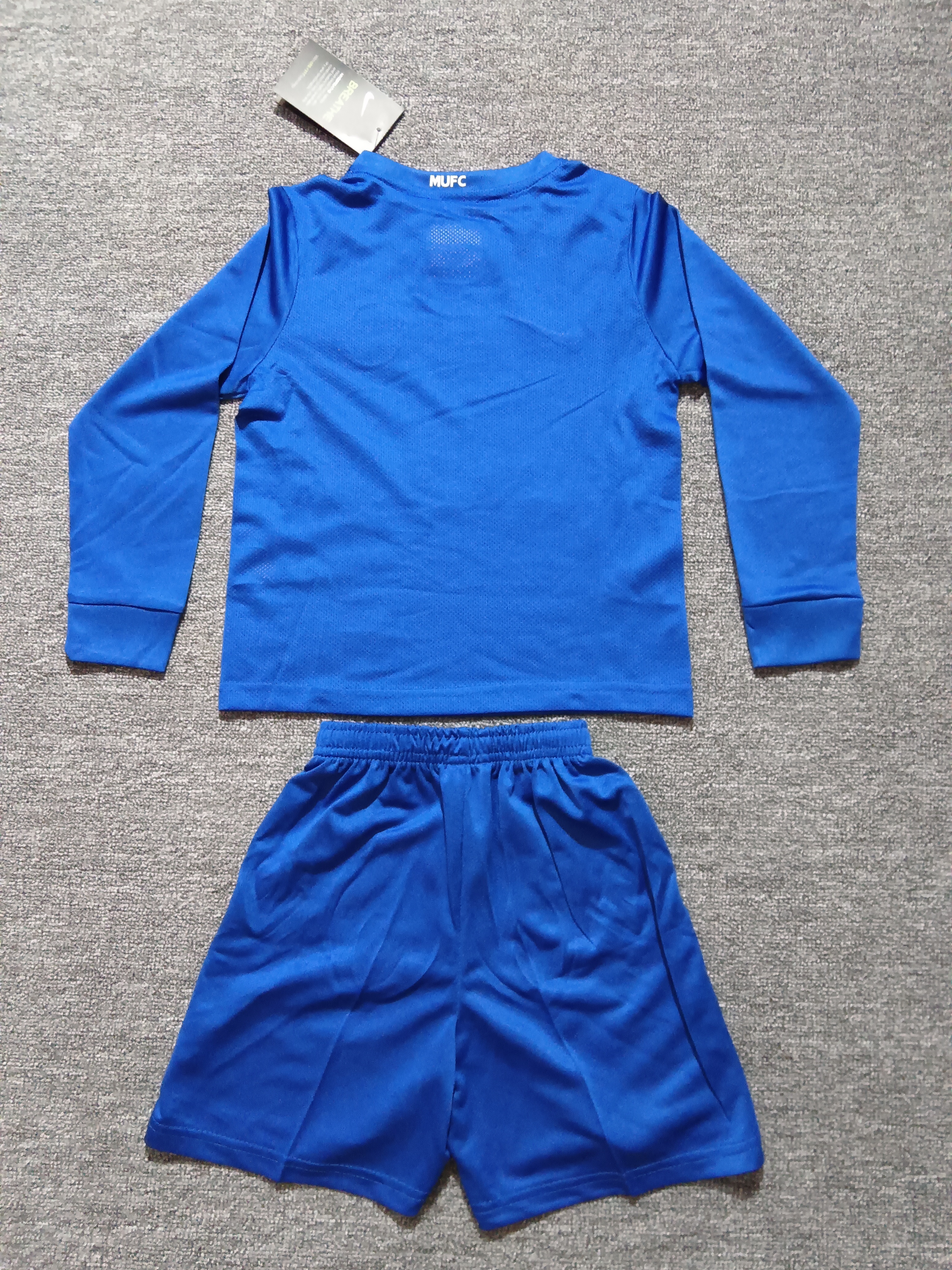 08/09 Manchester United third retro long sleeve kids version size 16-28