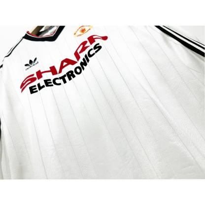 82/83 Manchester United away long sleeve retro version S-2XL