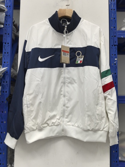 1996 retro Windbreaker Italy training white Waterproof thickened version S-XXL