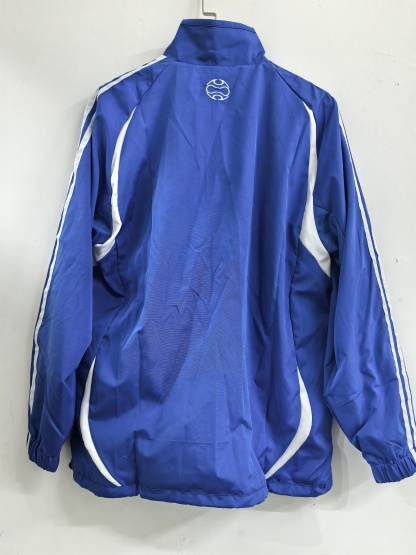 06/07 retro Windbreaker Greece training white-blue Waterproof thickened version S-XXL