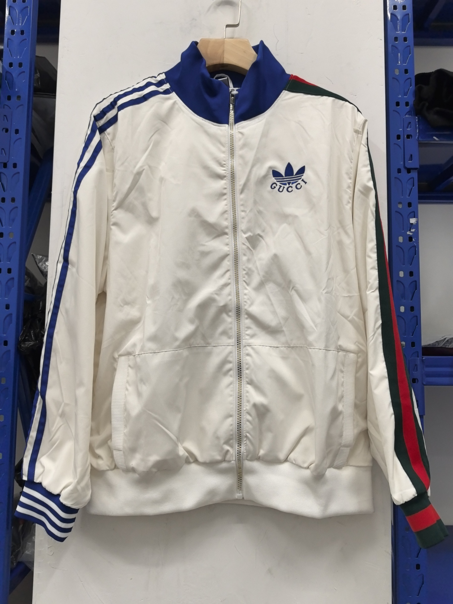 retro Windbreaker GUCC training white Waterproof thickened version S-XXL