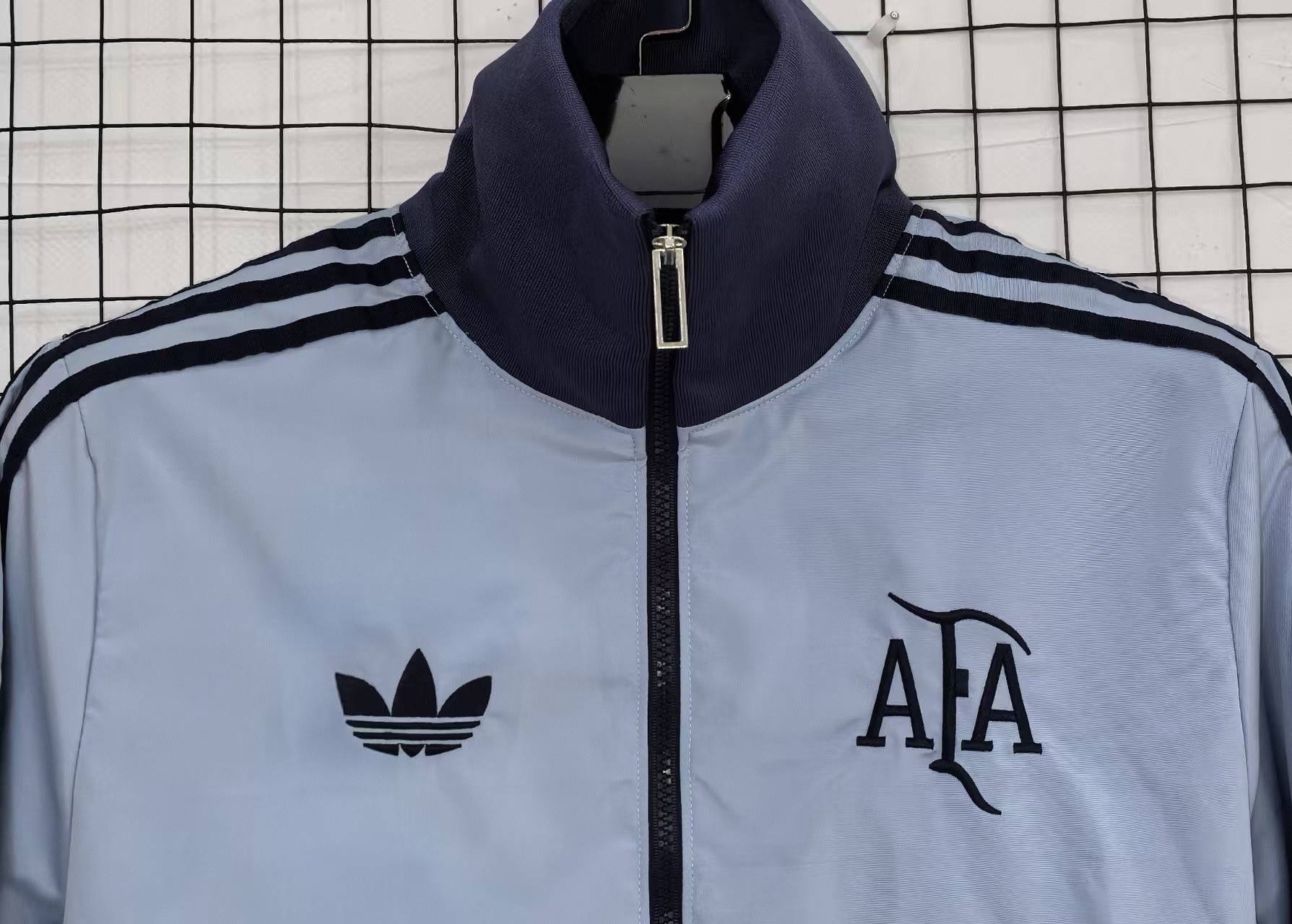 retro Windbreaker Argentina training blue Waterproof thickened version S-XXL