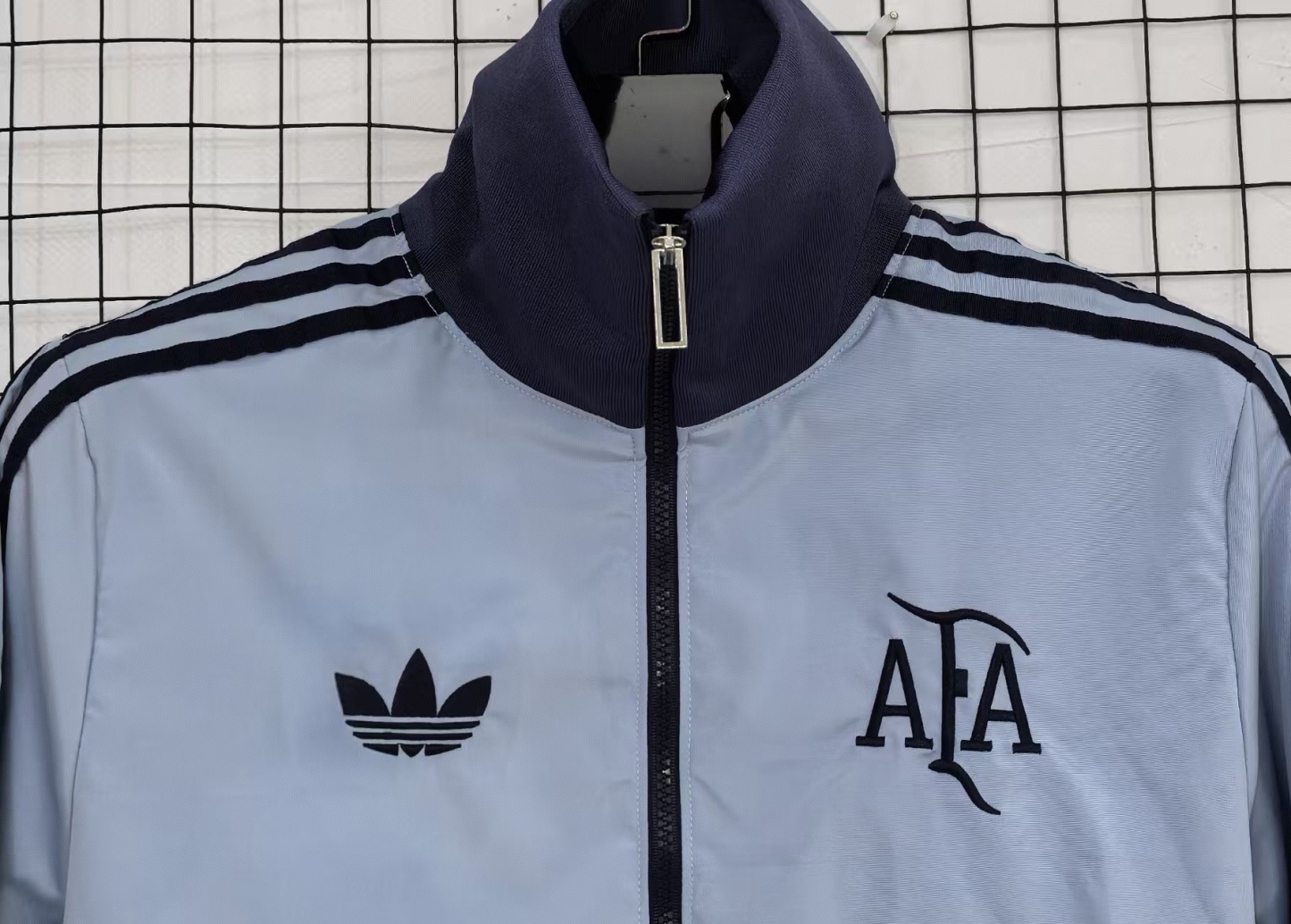 retro Windbreaker Argentina training blue Waterproof thickened version S-XXL