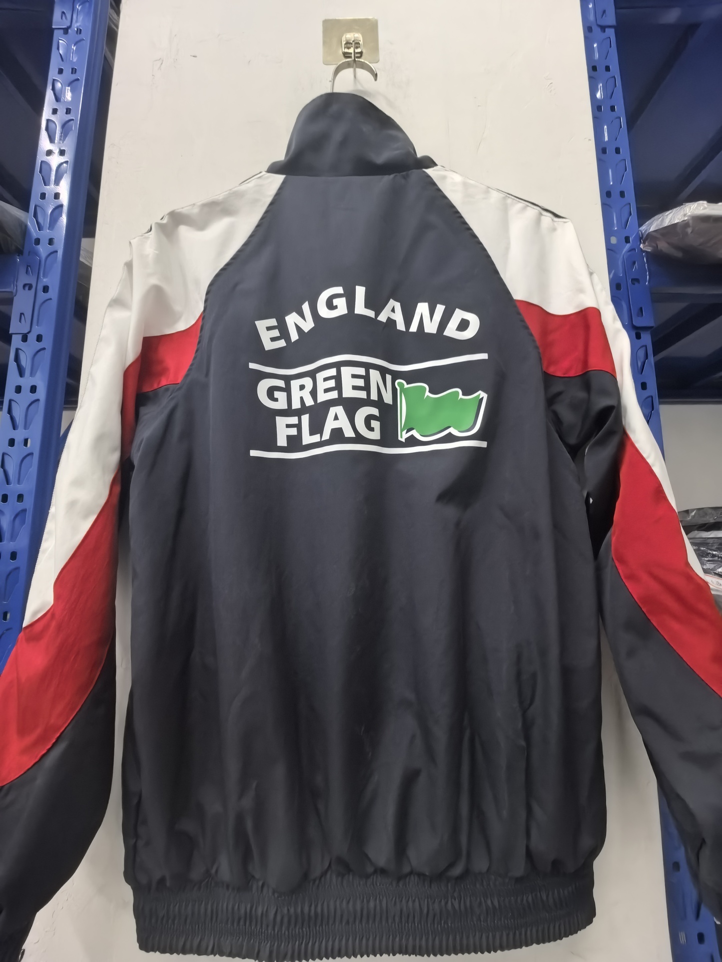 retro Windbreaker England training black Waterproof thickened version S-XXL