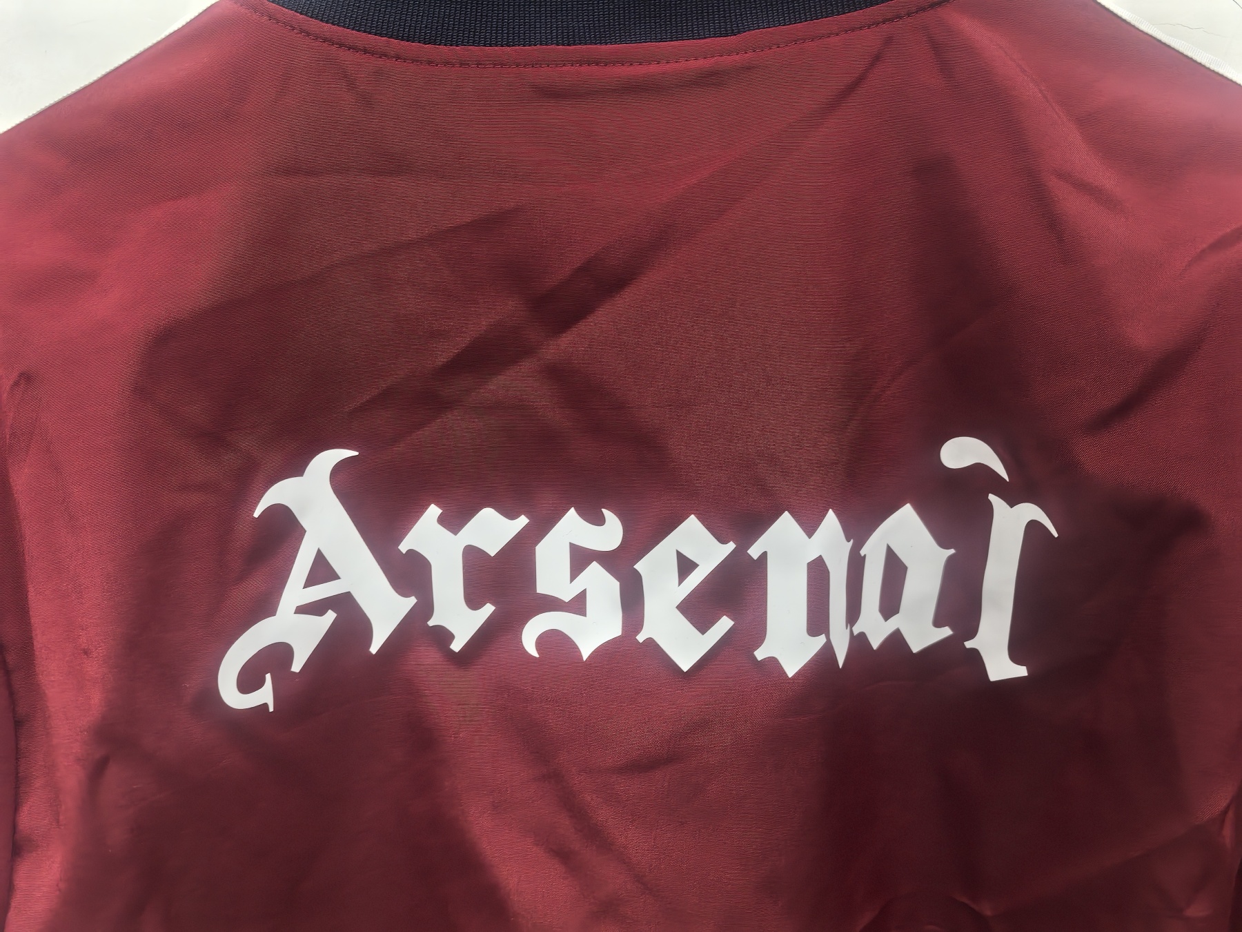 retro Arsenal red waterproof thickened windbreak S-XXL
