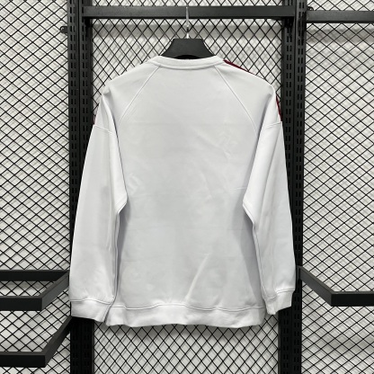 2026 Bayern white long sleeve thickened Hoodie S-4XL