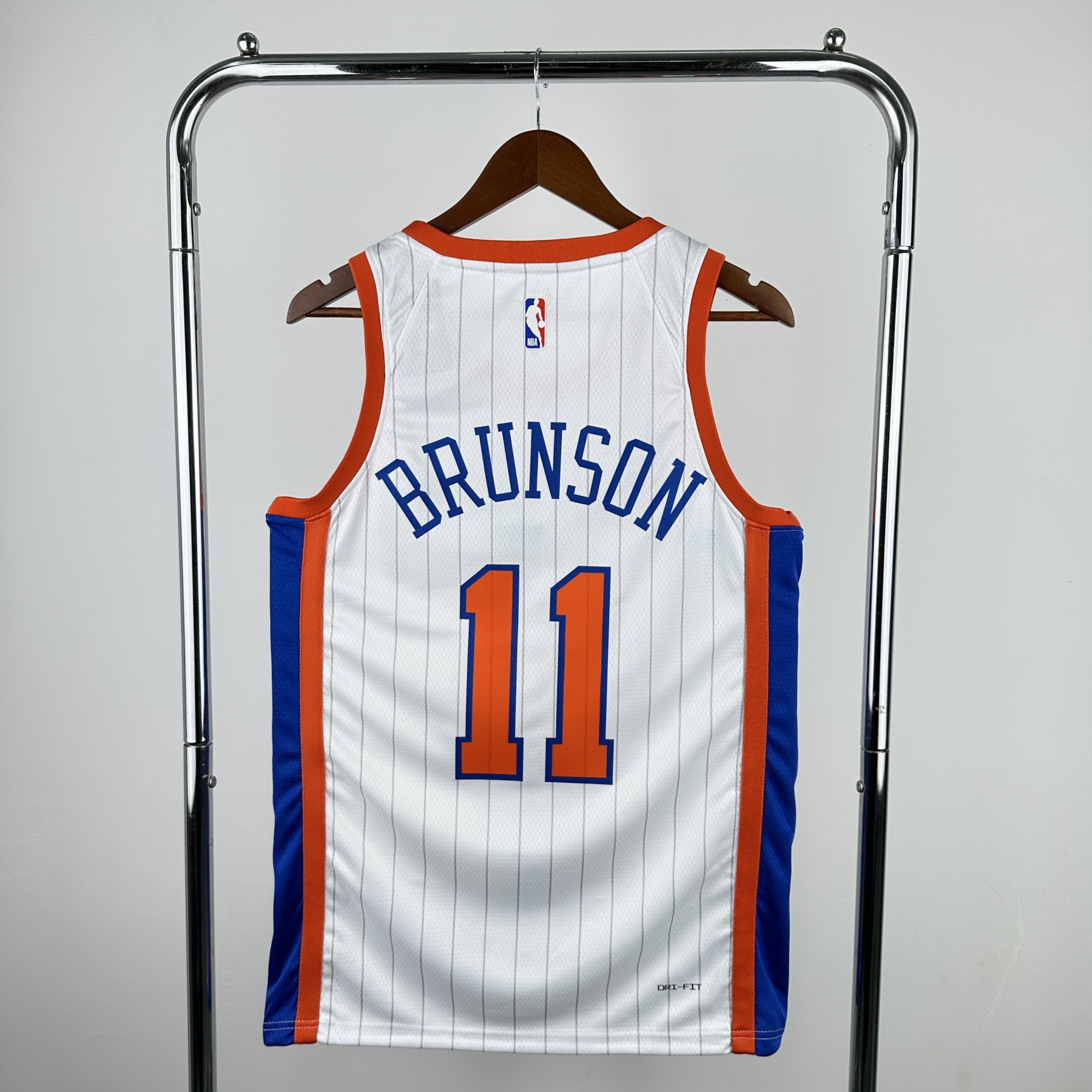 2025 NBA New York Knicks white Heat pressed city version NO.11 jersey S-XXL