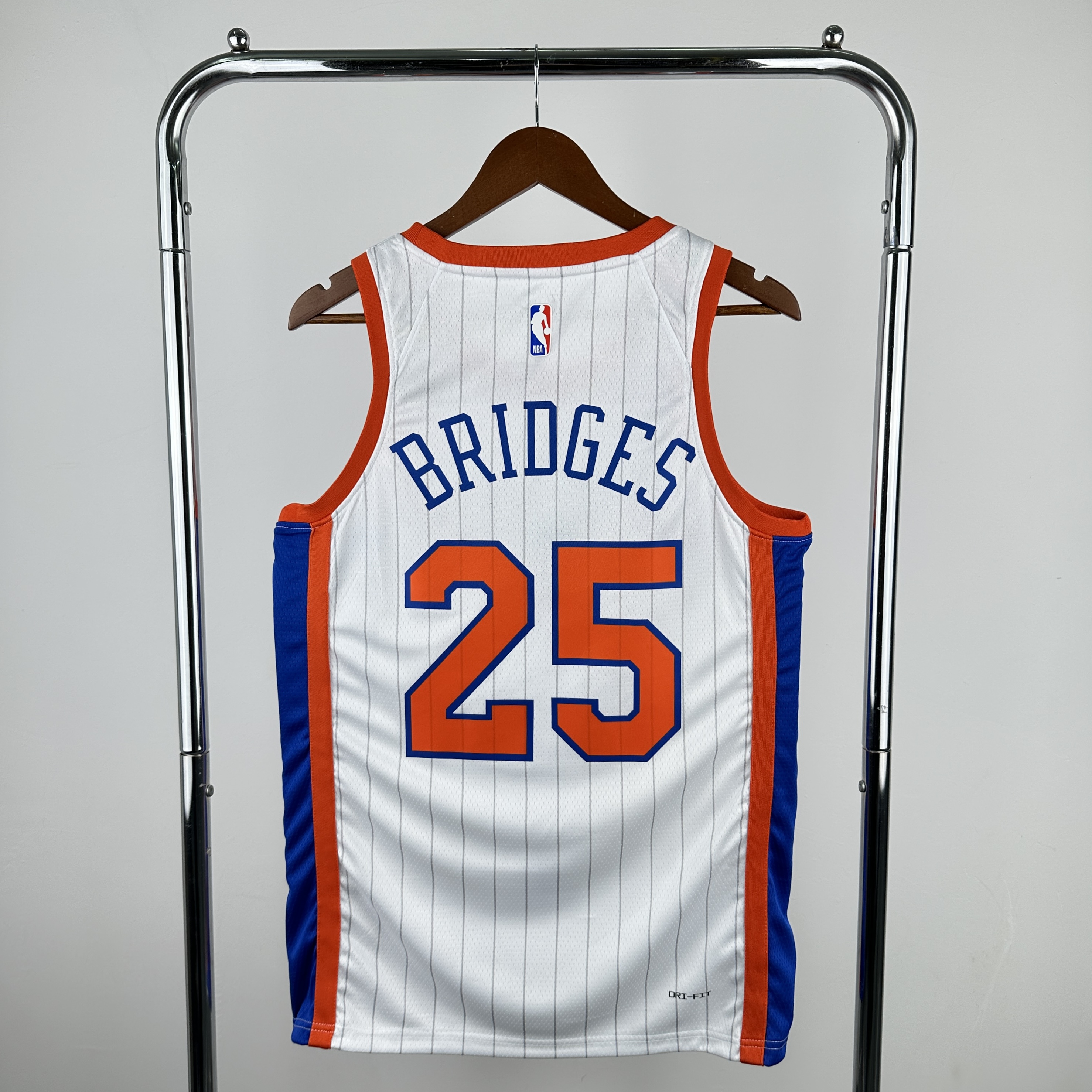 2025 NBA New York Knicks white Heat pressed city version NO.25 jersey S-XXL