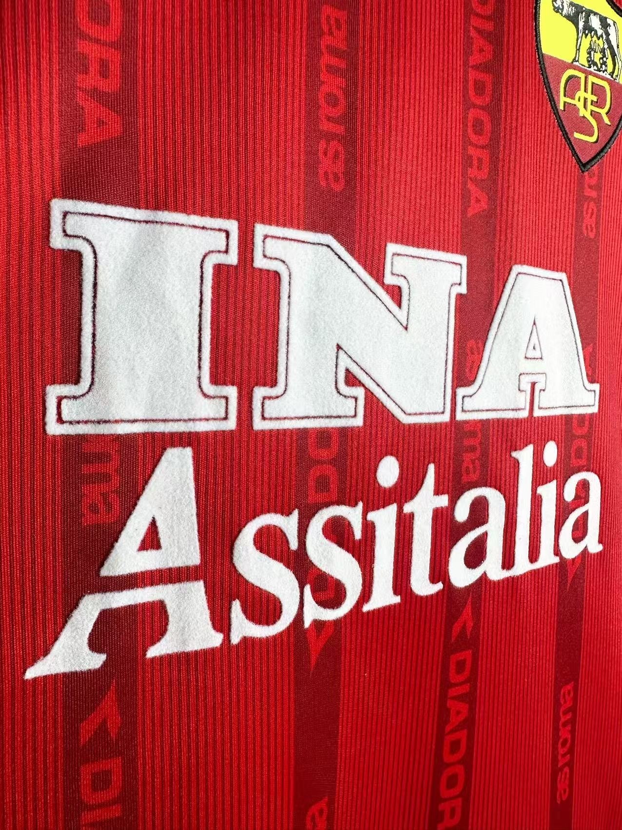 99/00 Roma home long sleeve retro version S-XXL