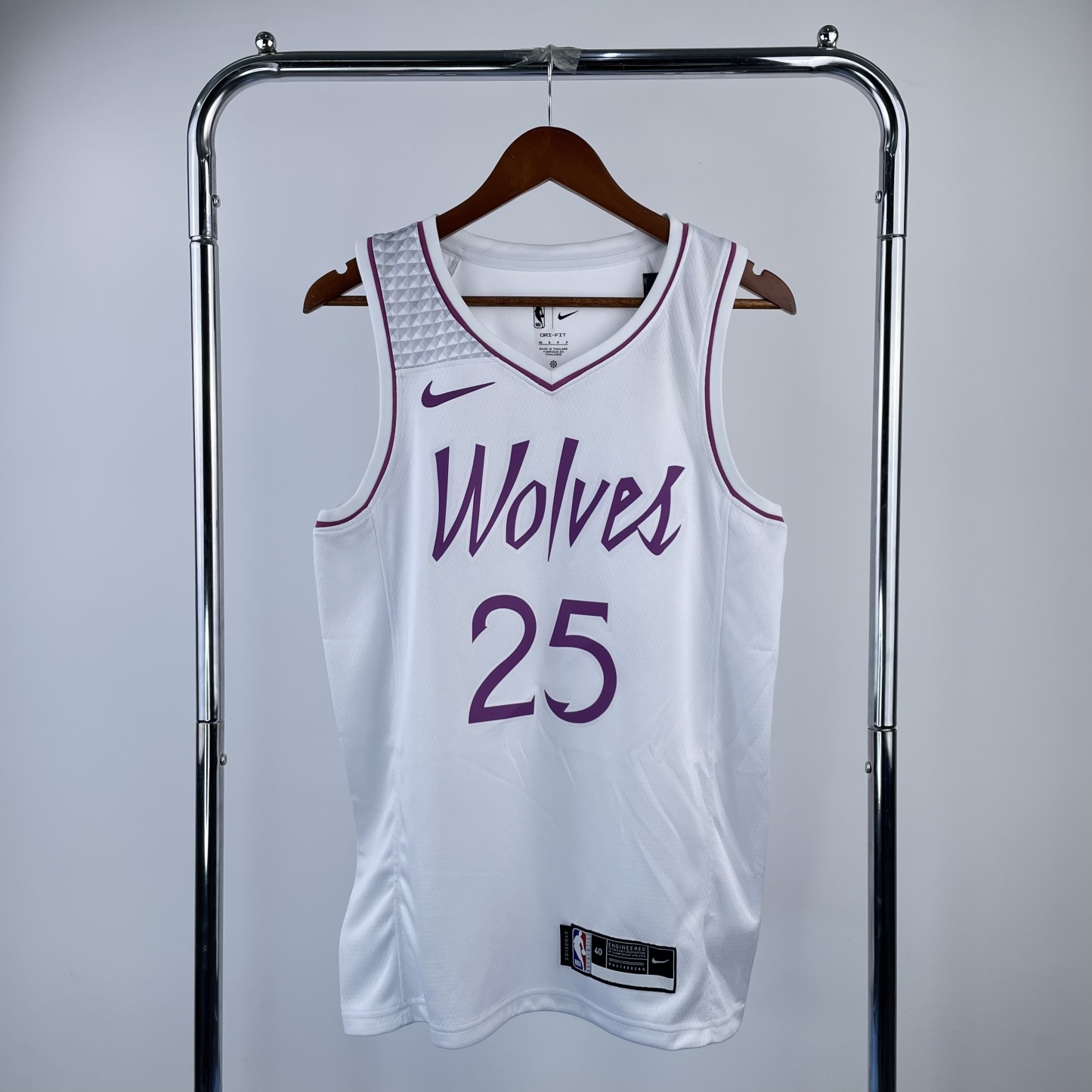 NBA Minnesota Timberwolves White-Purple version S-XXL
