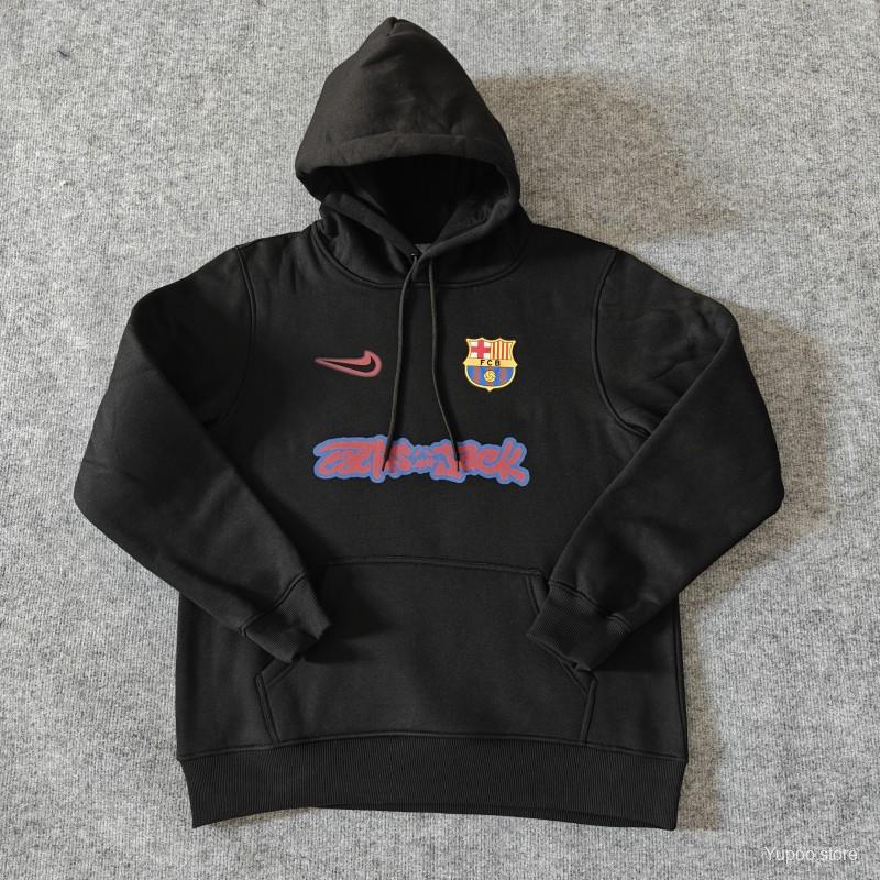 25/26 Barcelona Black Cactus Jack Hoodie -7 Colors S-XXL