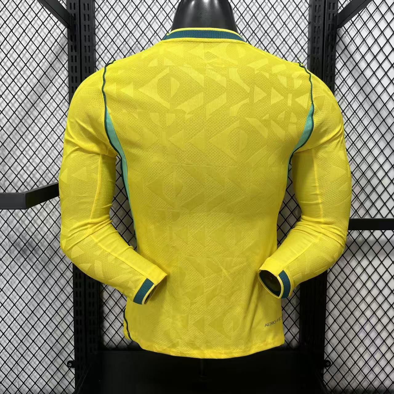 2026 Brazil home long sleeve player version S-3XL