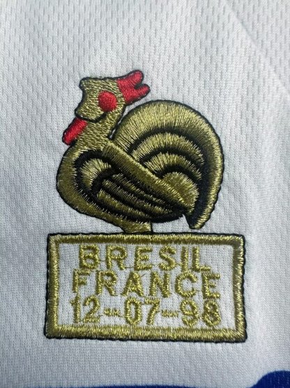 1998 France away long sleeve final retro version S-XXL