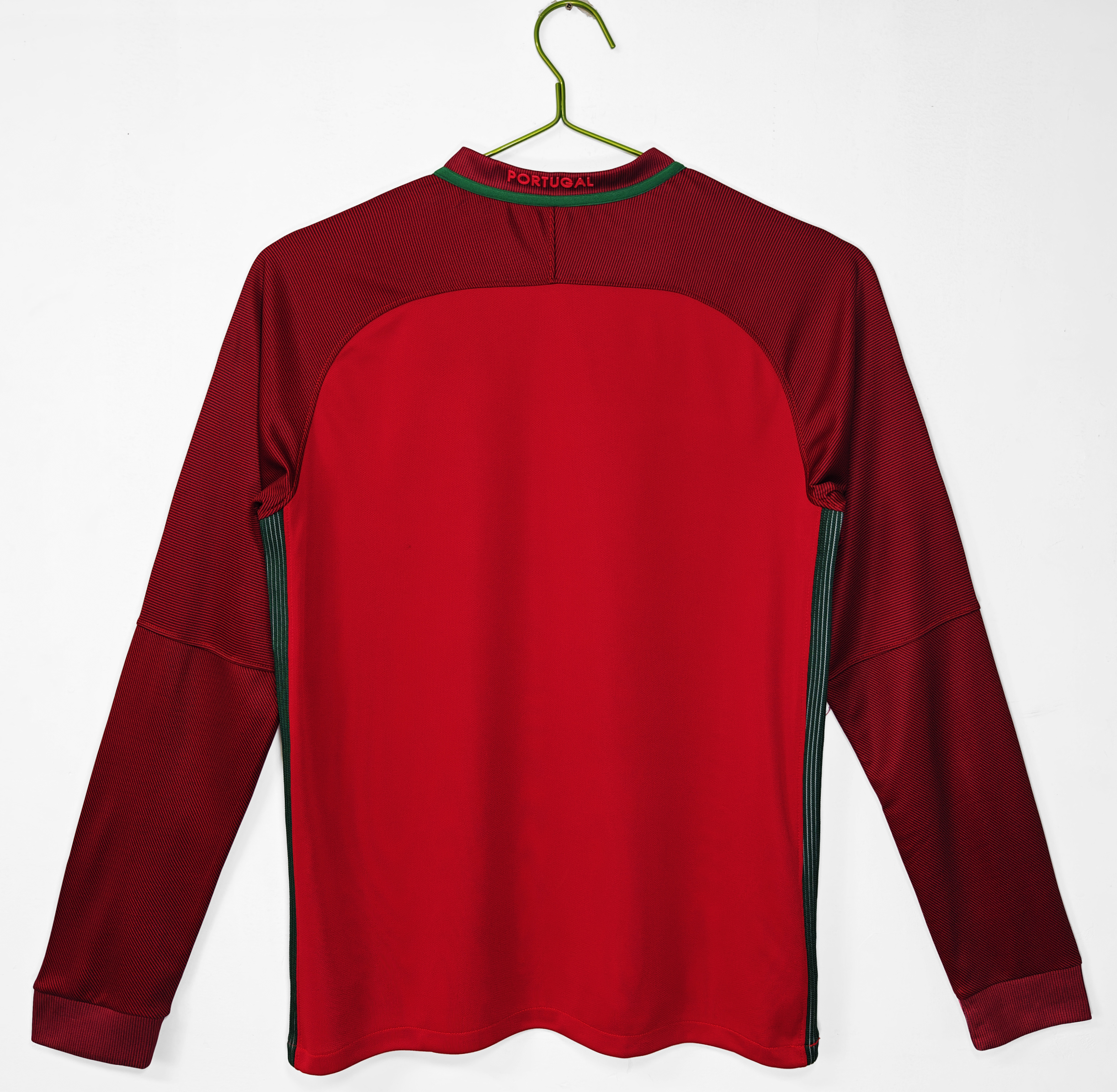 2016 Portugal home Long sleeve retro version S-XXL