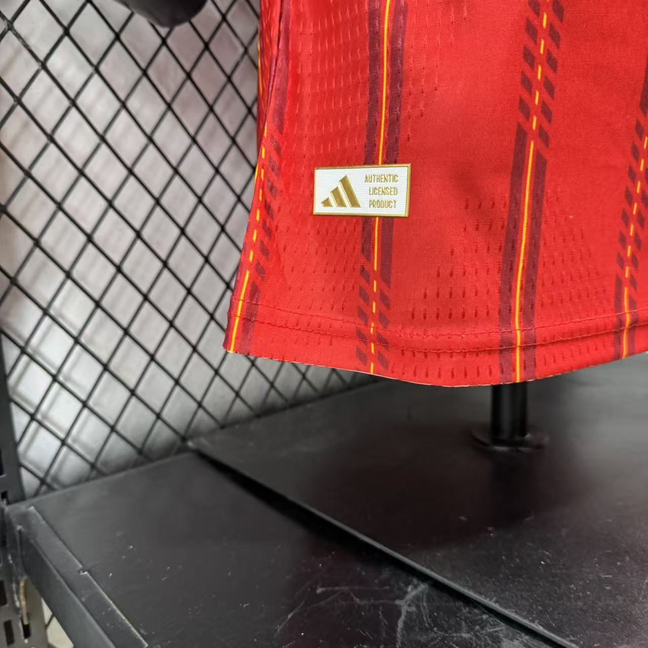 2026 Spain Home two star with champion patch player version S-4XL