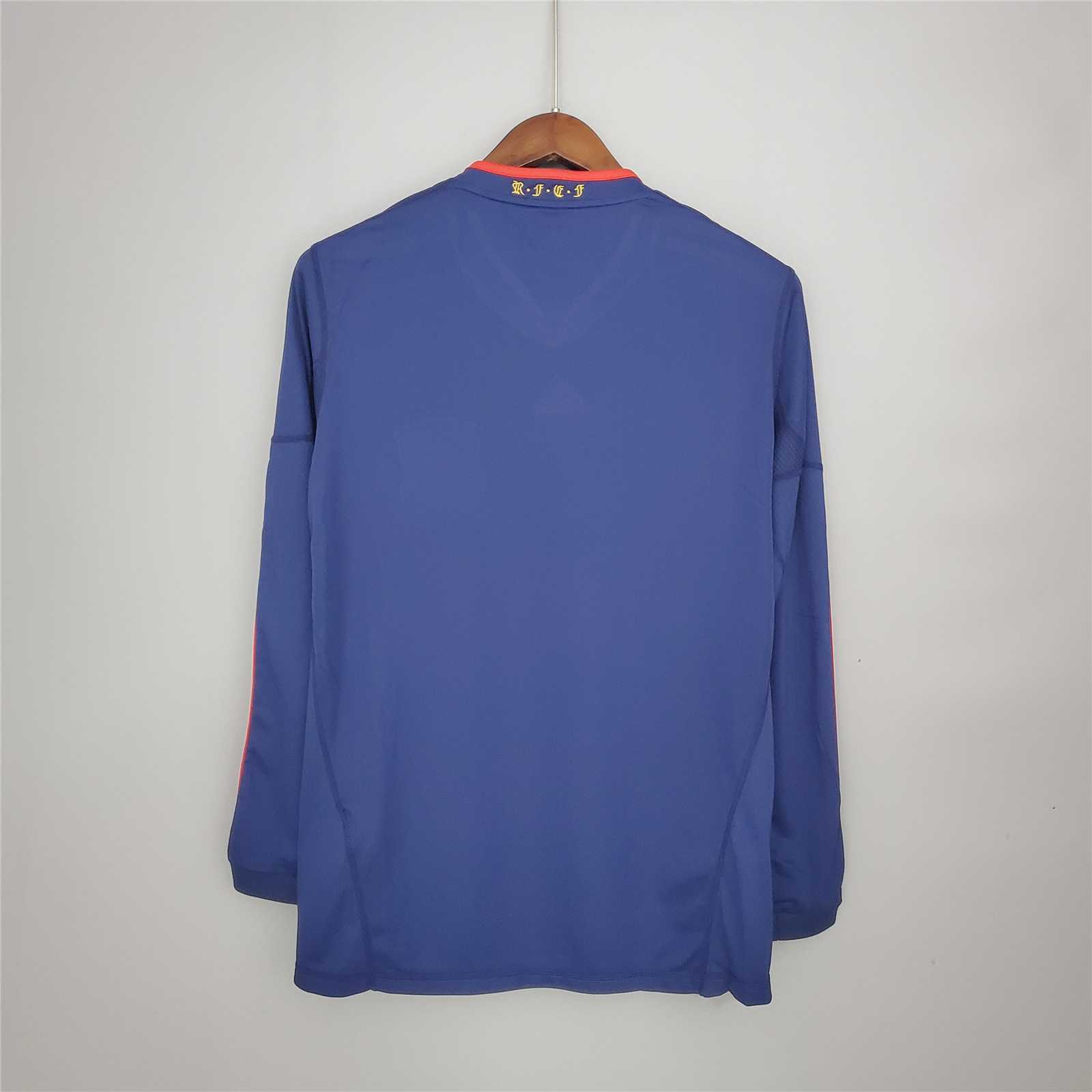 2010 Spain Away long sleeve Retro version S-XXL